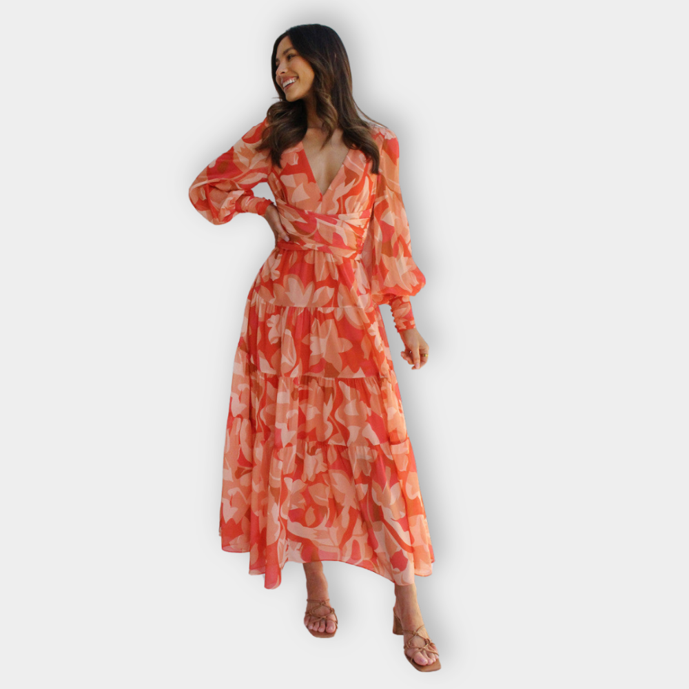 Zarina – Floral Wrap Dress