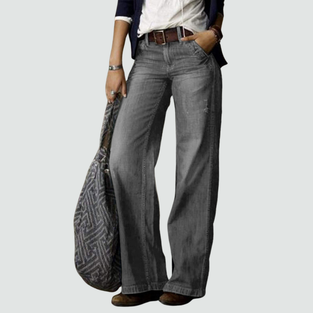 Joan - Straight Wide-Leg Pants