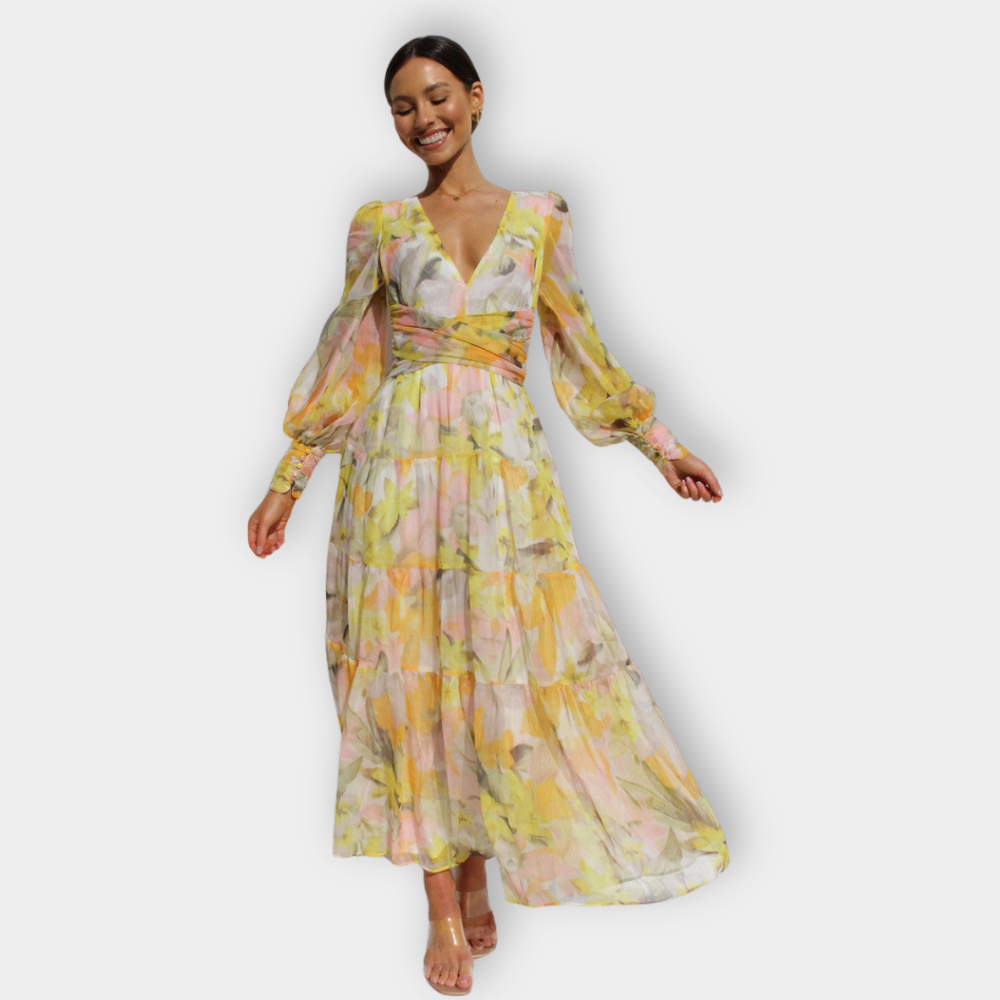 Zarina – Floral Wrap Dress
