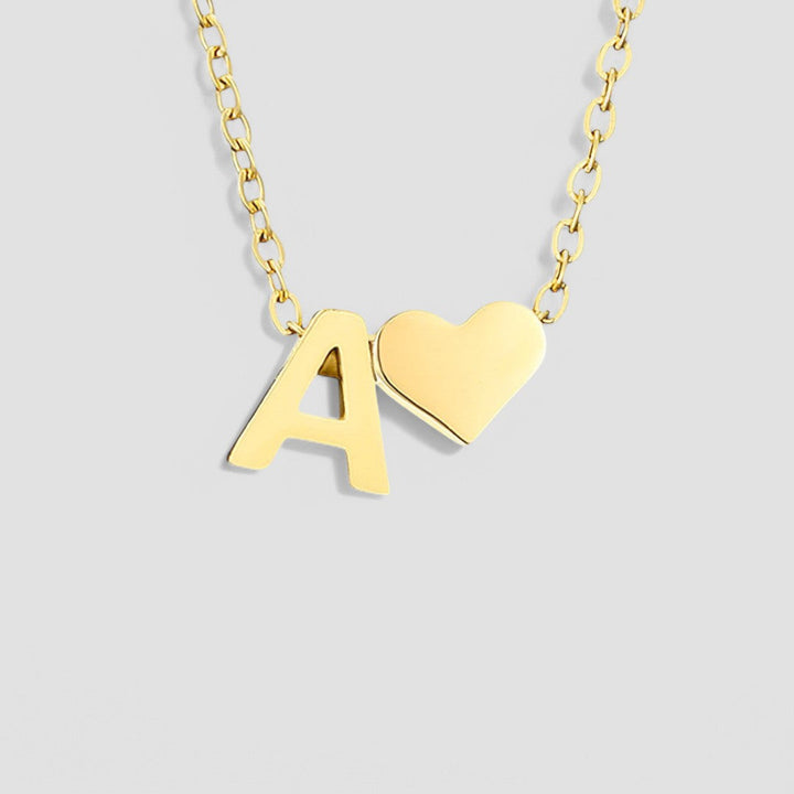 Ria™ | Heart and Initial Necklace