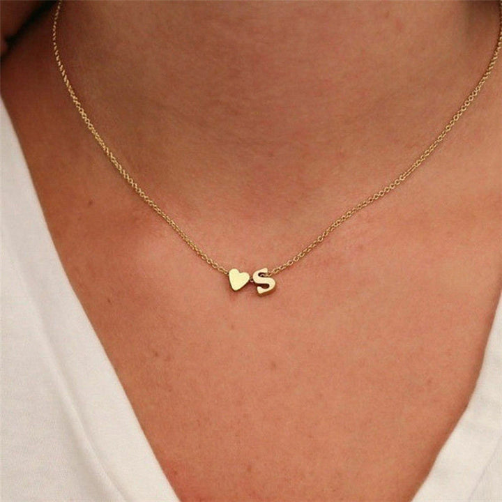 Ria™ | Heart and Initial Necklace