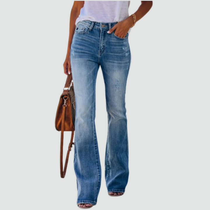 The Isolde Flared Denim