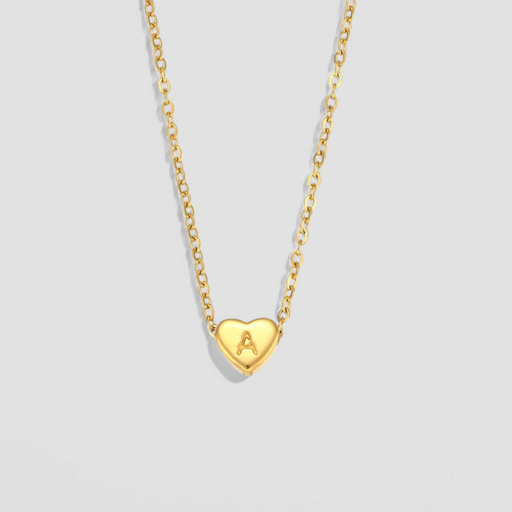 Hart™ | Heart Pendant Necklace with Initial