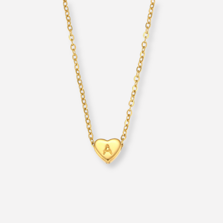 Hart™ | Heart Pendant Necklace with Initial