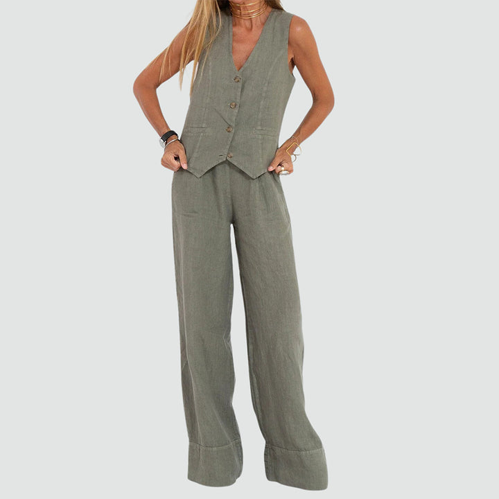 The Freya Vest and Trouser Set