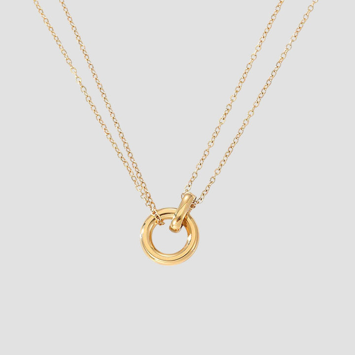 Rose™ | Gold Necklace with Ring