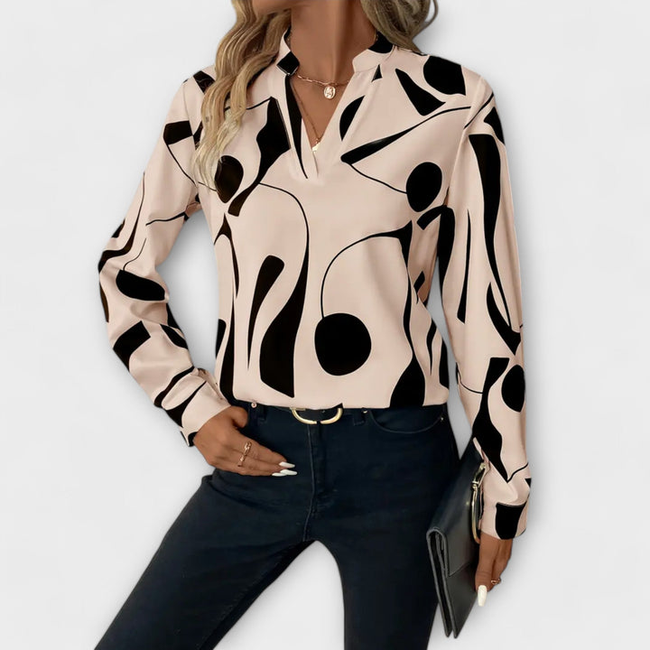 Celina - Elegant Blouse With Design
