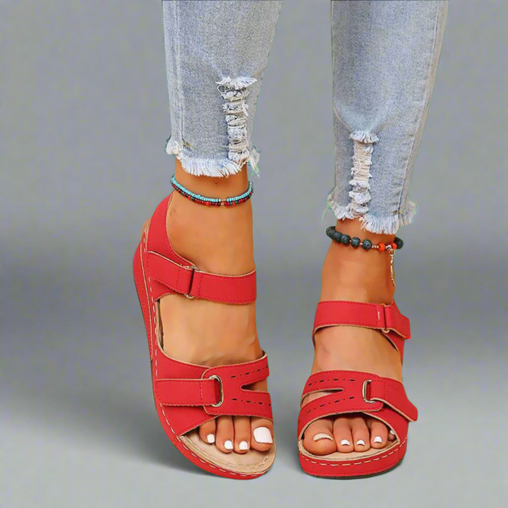 Gudula | Elegant orthopedic sandals made from soft premium material for pain-free summer days