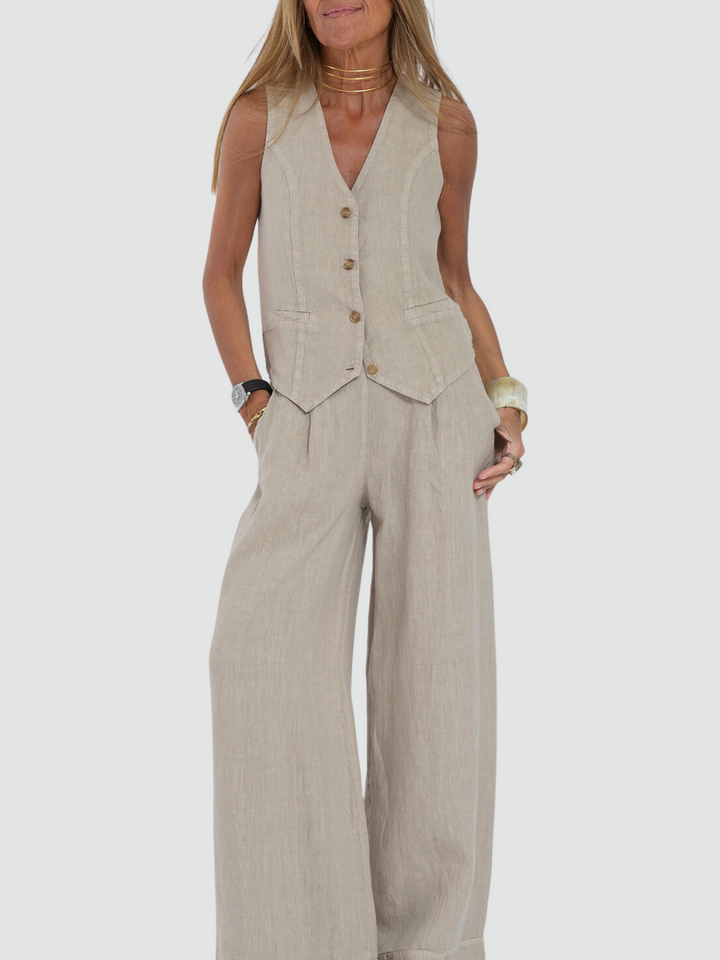 The Freya Vest and Trouser Set