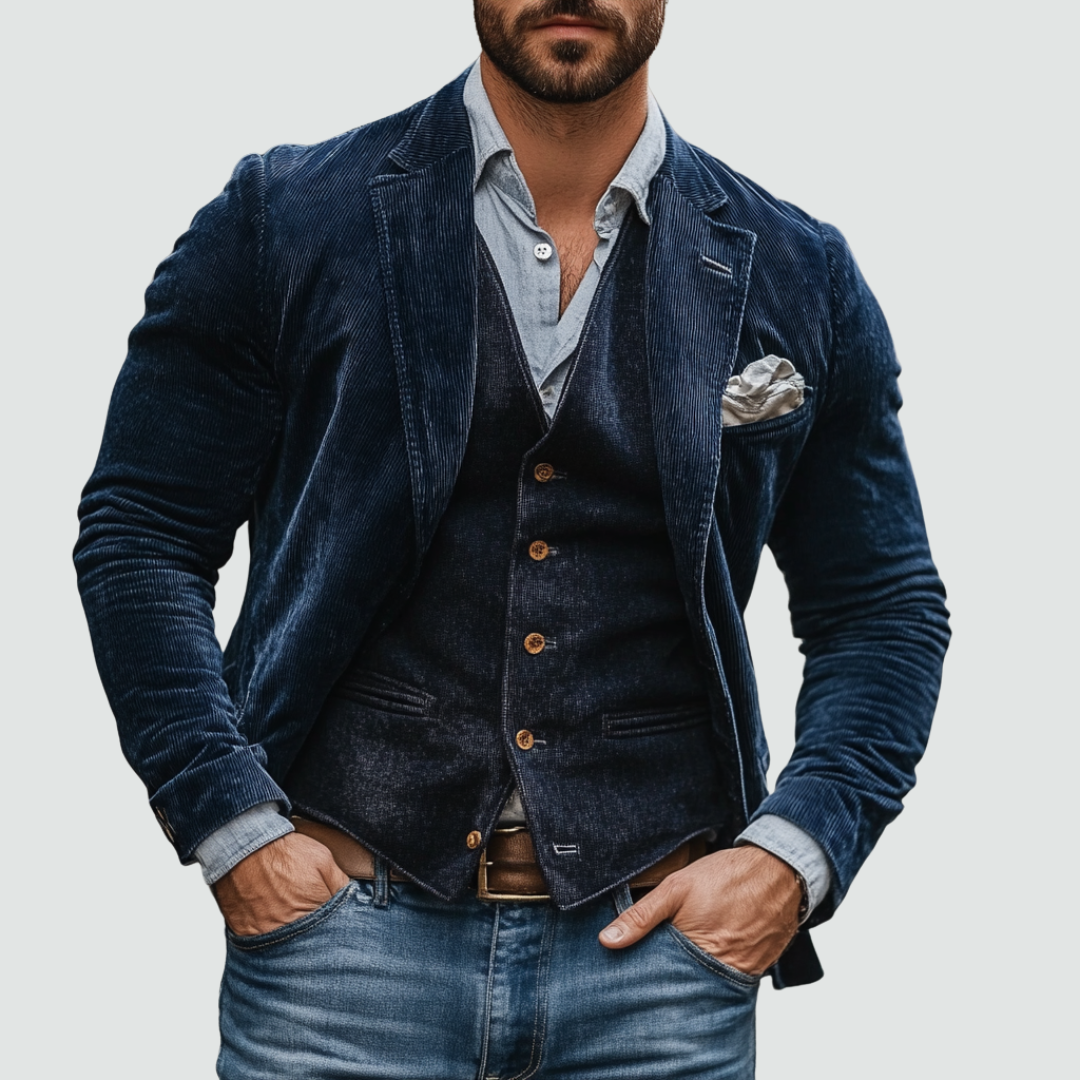 Adan - Vintage Blazer and Vest