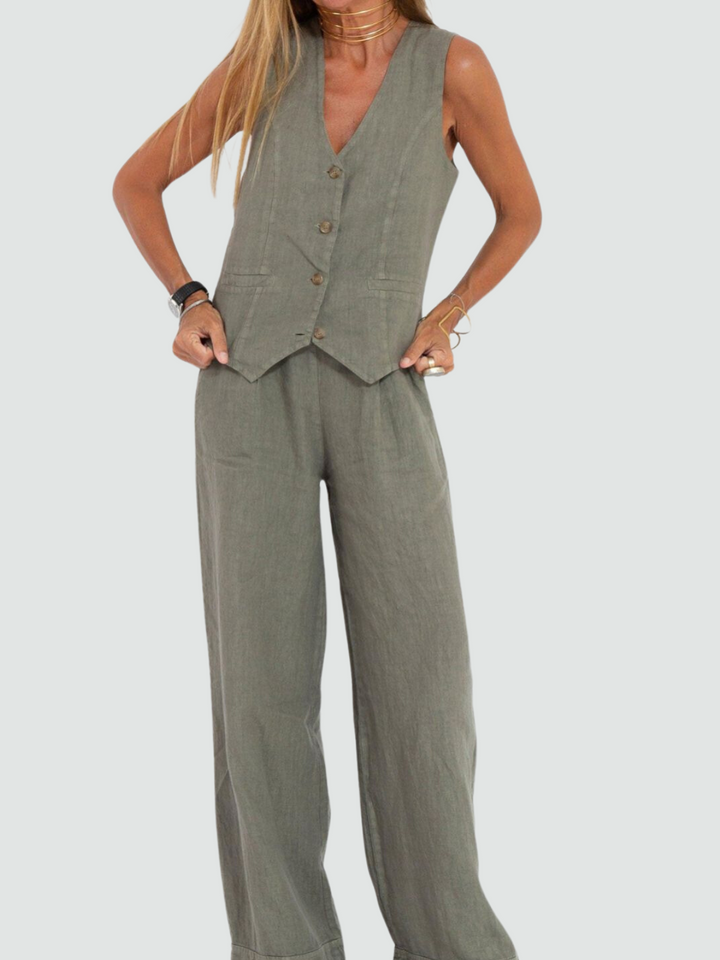 The Freya Vest and Trouser Set