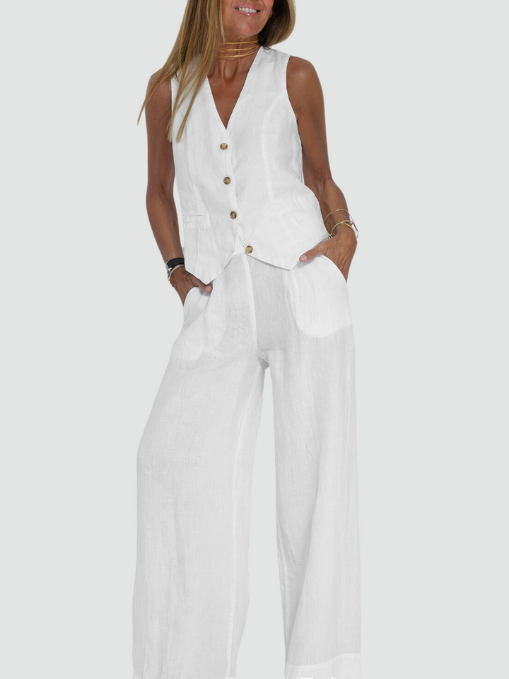The Freya Vest and Trouser Set