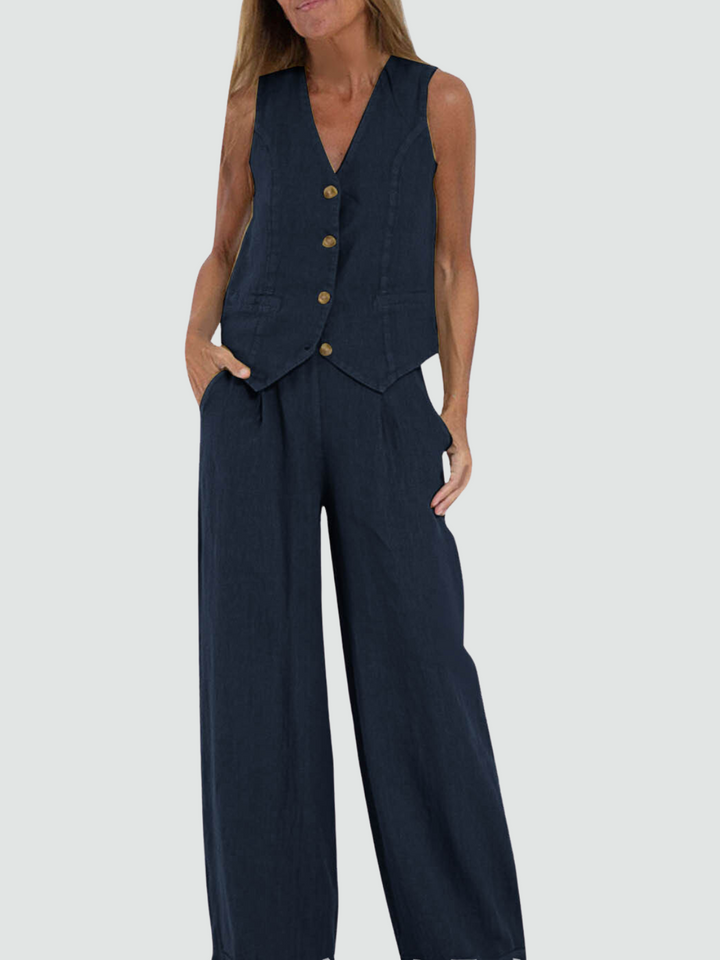 The Freya Vest and Trouser Set
