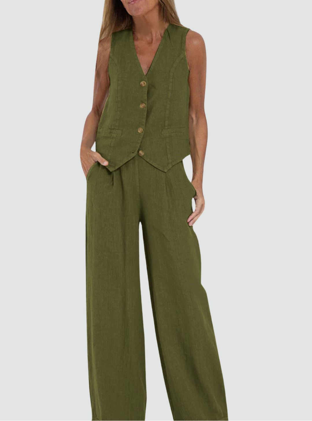 The Freya Vest and Trouser Set
