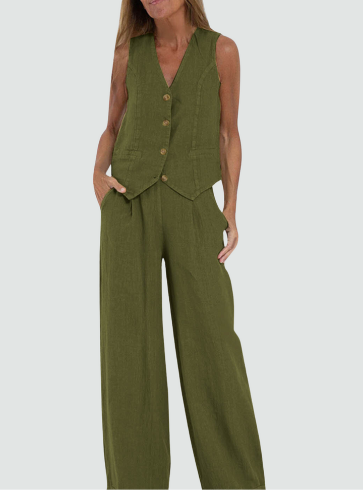 The Freya Vest and Trouser Set