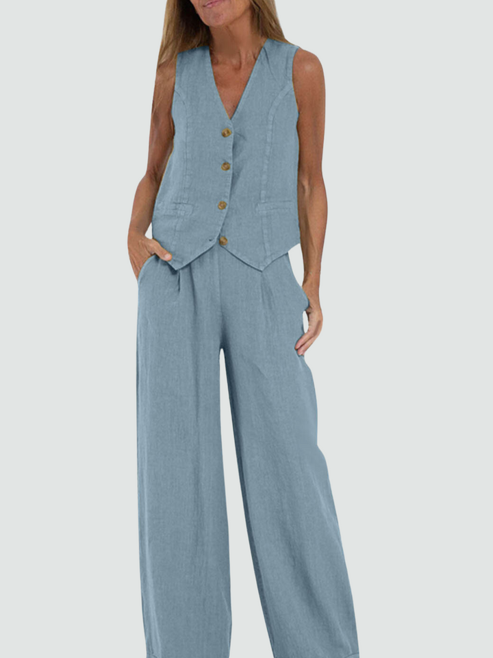 The Freya Vest and Trouser Set