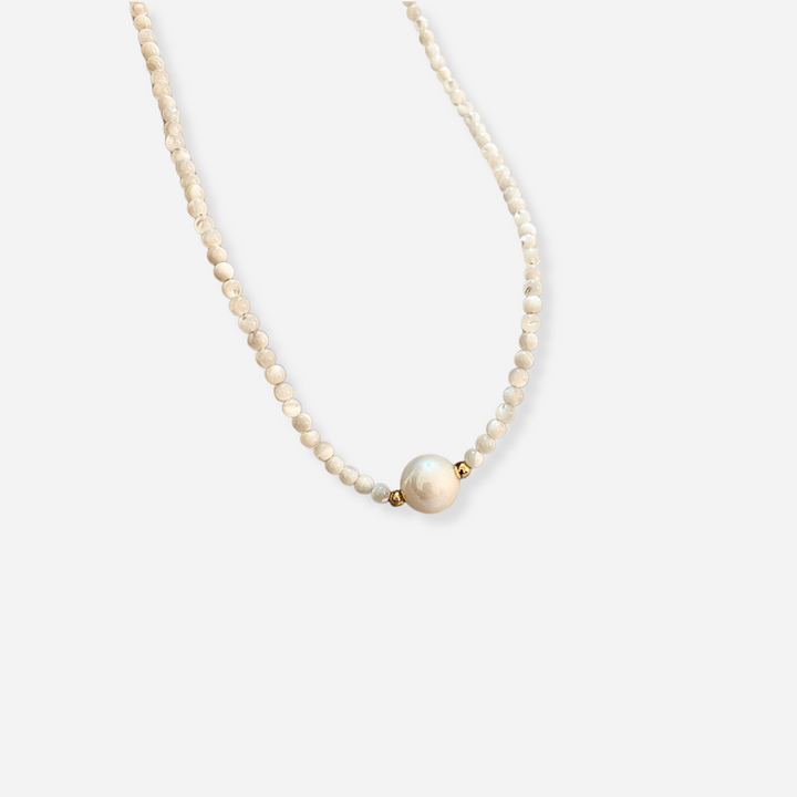 Diora™ | Elegant Pearl Necklace