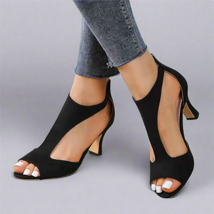 Marga | Orthopedic Sandal with Heel Made from High-Quality Material