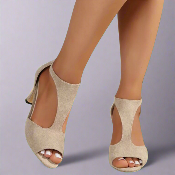 Marga | Orthopedic Sandal with Heel Made from High-Quality Material