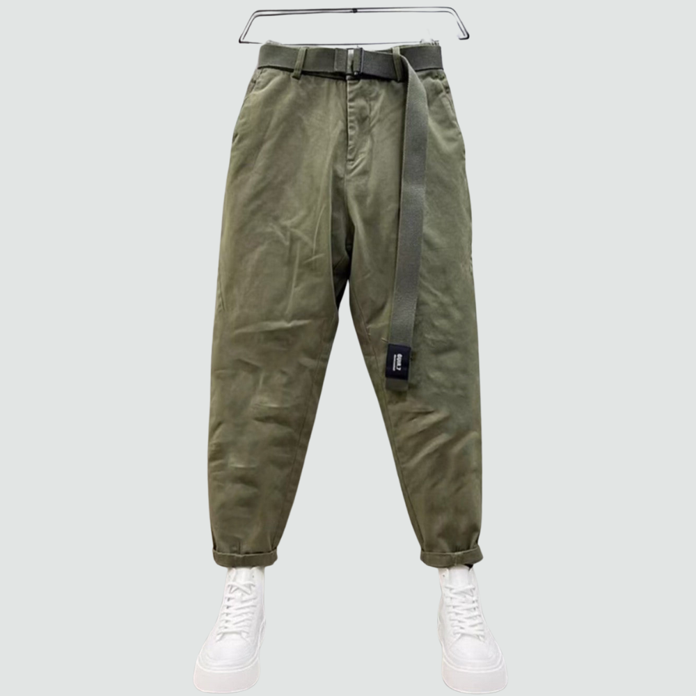 The Valerio Casual Pants with Belt