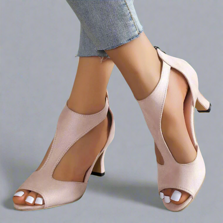 Marga | Orthopedic Sandal with Heel Made from High-Quality Material