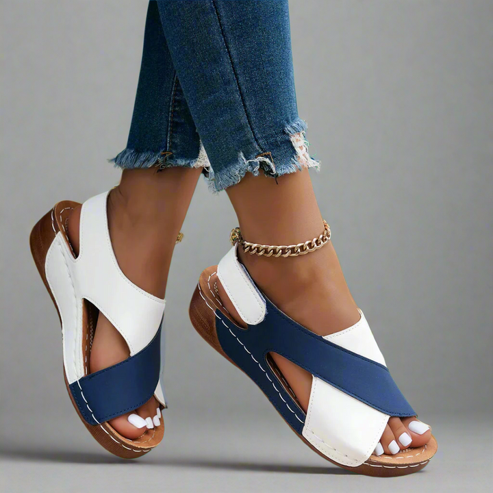 Alwine | Handcrafted Wedge Sandals Made from Premium Material