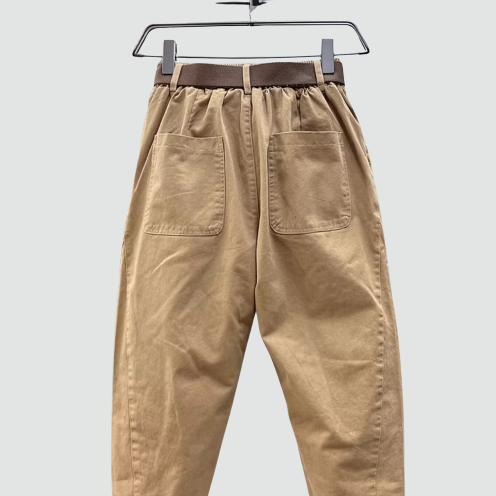 The Valerio Casual Pants with Belt