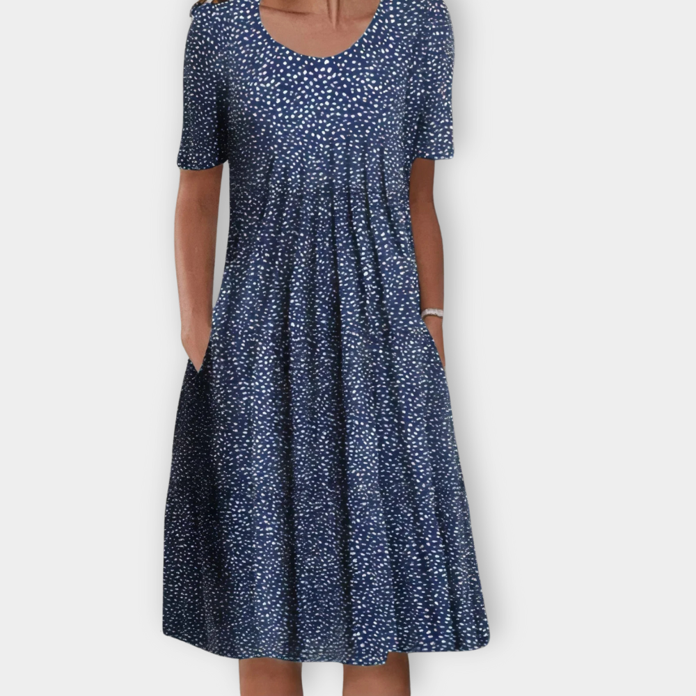 Sabine - Flattering Floral Dress