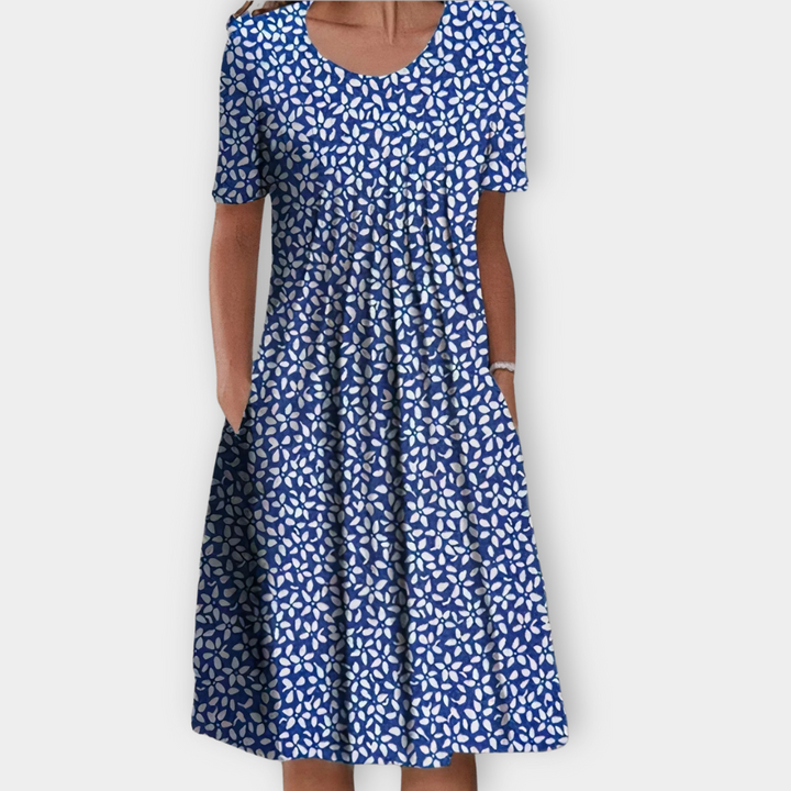 Sabine - Flattering Floral Dress
