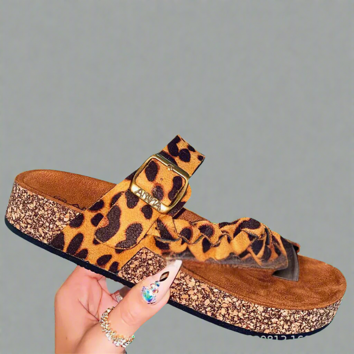 Josepha | Comfortable Leather Slippers Made from High-Quality Material for Summer