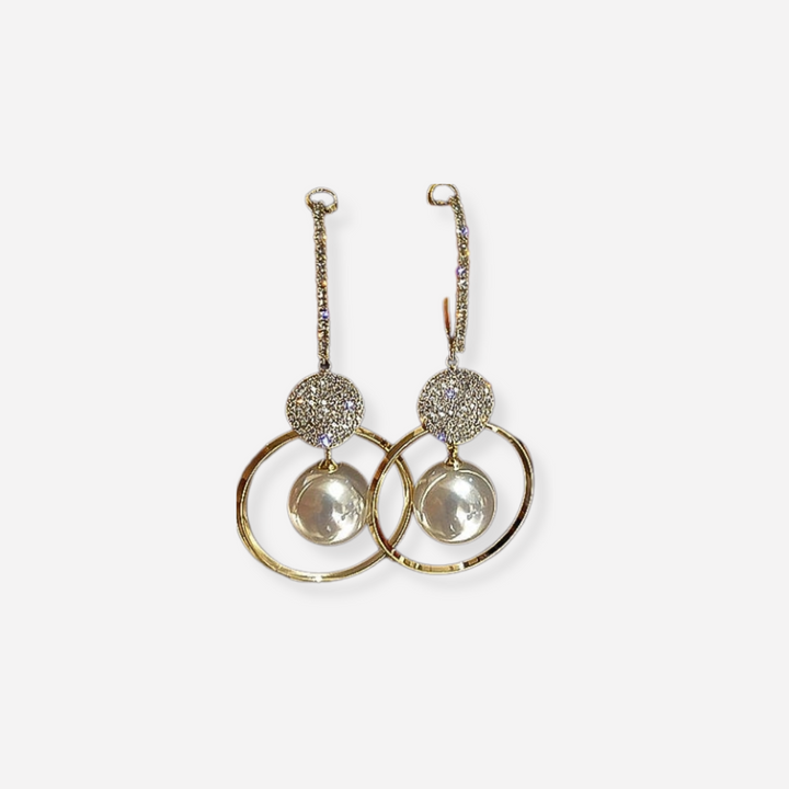 Zerra™ | Luxury earrings with cultured pearls and zirconia