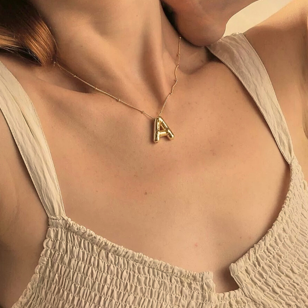 Clarisa™ | Necklace with Gold Initial