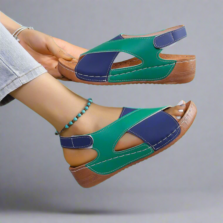 Sonnhild | Handmade Premium Sandals in Navy Blue