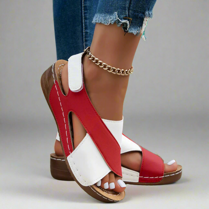 Alwine | Handcrafted Wedge Sandals Made from Premium Material