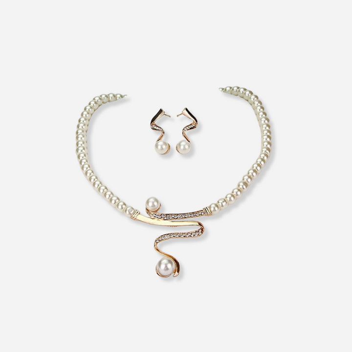 Venus™ | Pearl Necklace and Earrings