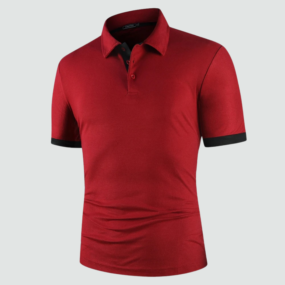 Kian - Contrast Trim Polo Shirt