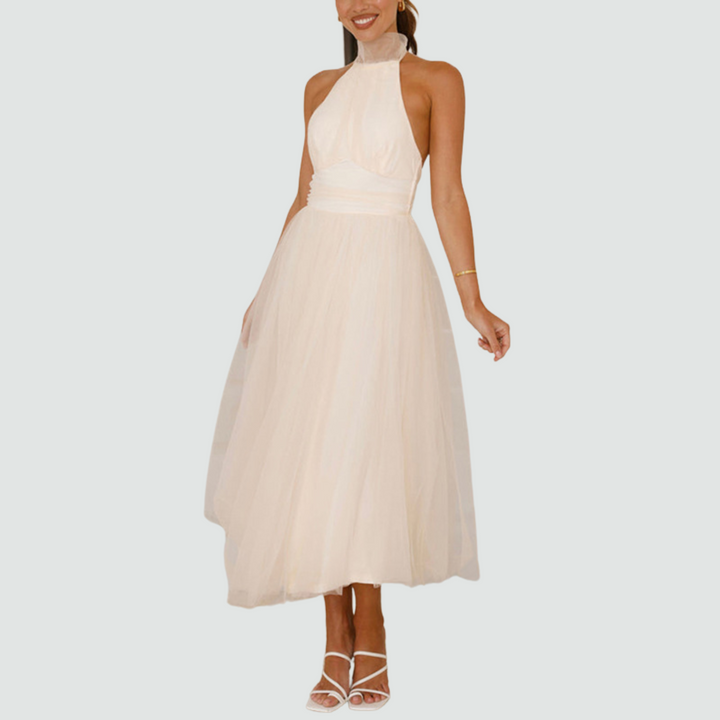 Aria - Turtleneck Trendy Dress