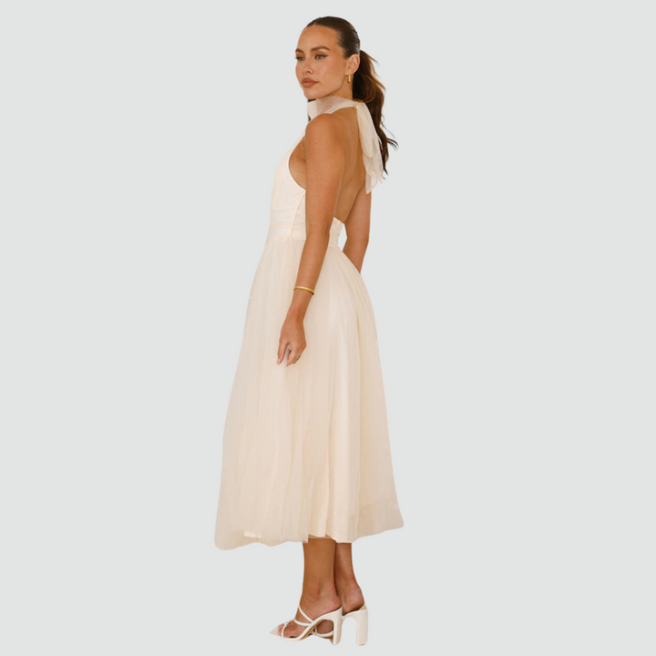 Aria - Turtleneck Trendy Dress