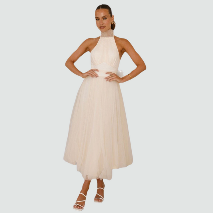 Aria - Turtleneck Trendy Dress