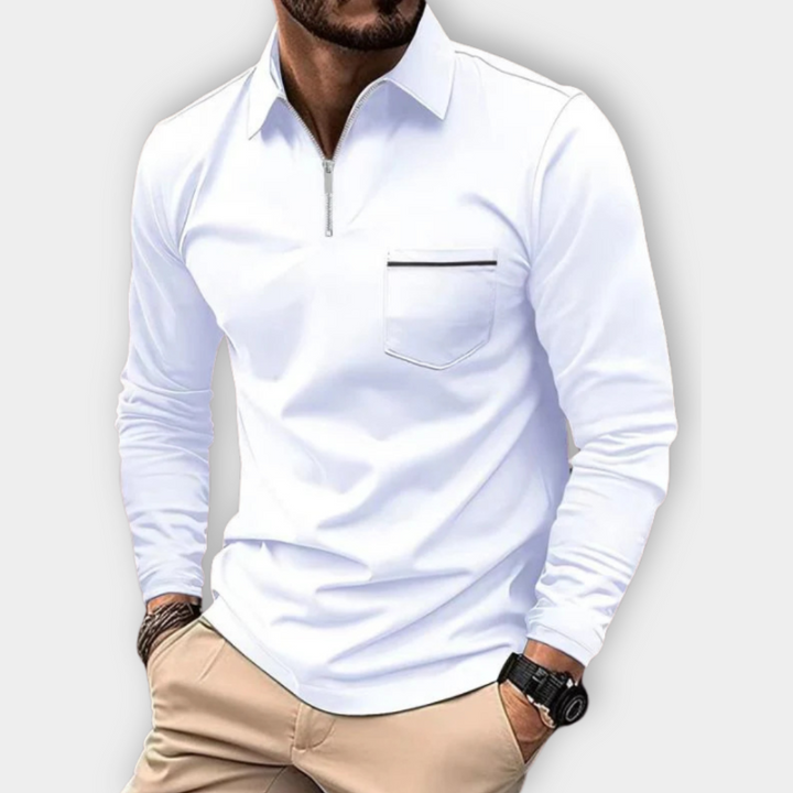 Maxim - Long-Sleeved Polo Shirt