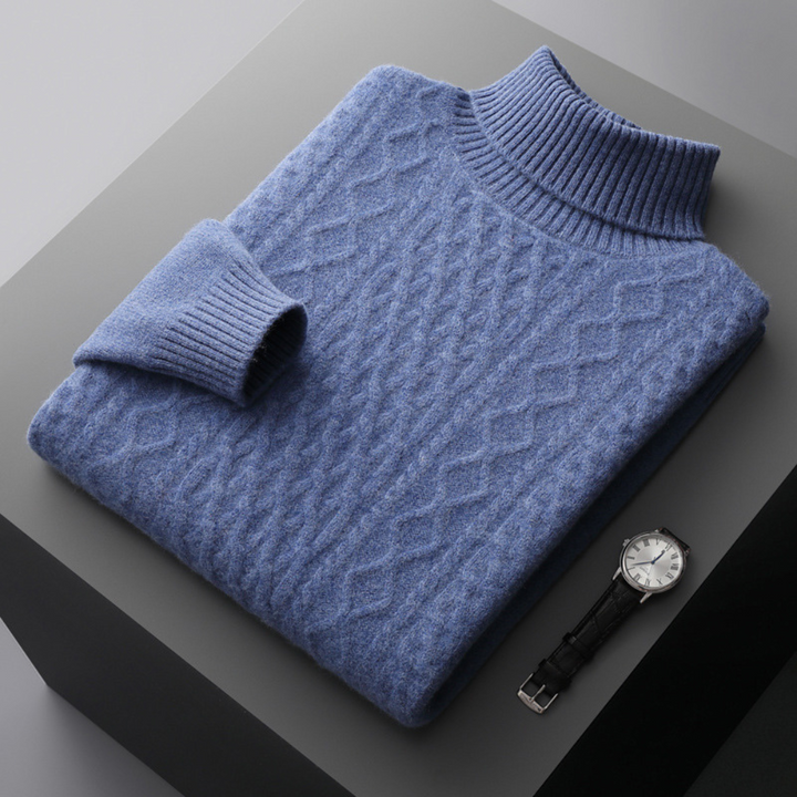 The Alex Turtleneck Weave Sweater