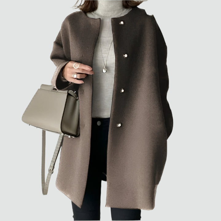 The Aiko Elegant Straight Coat