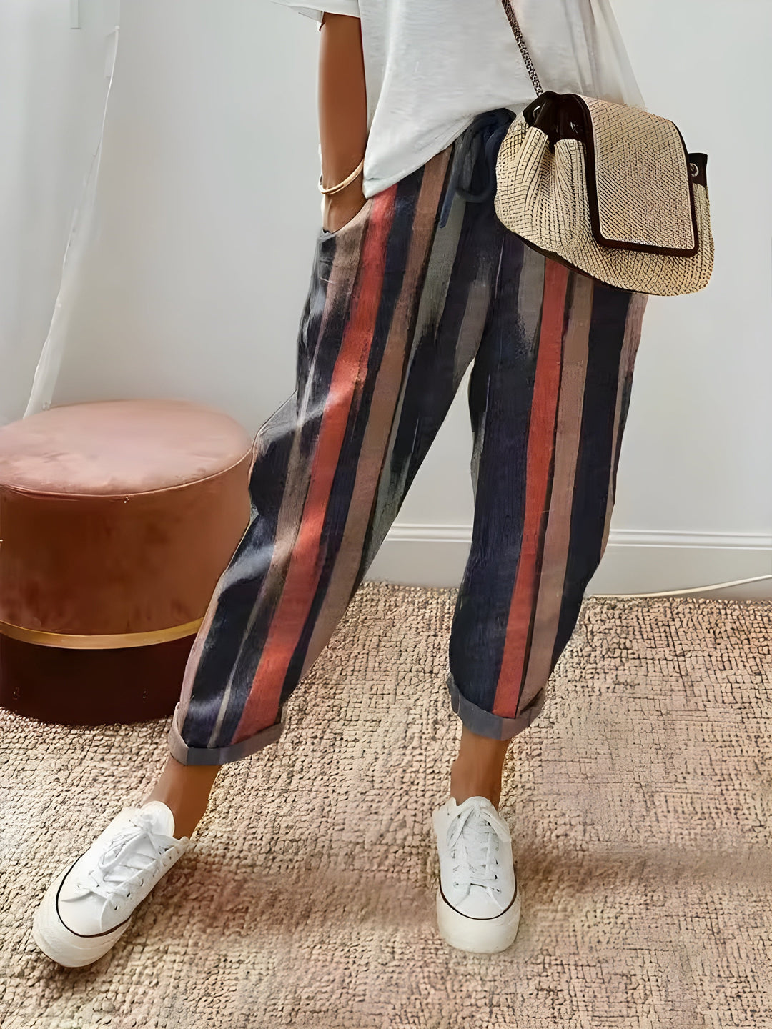 Vera | Chic breathable trouser with pattern