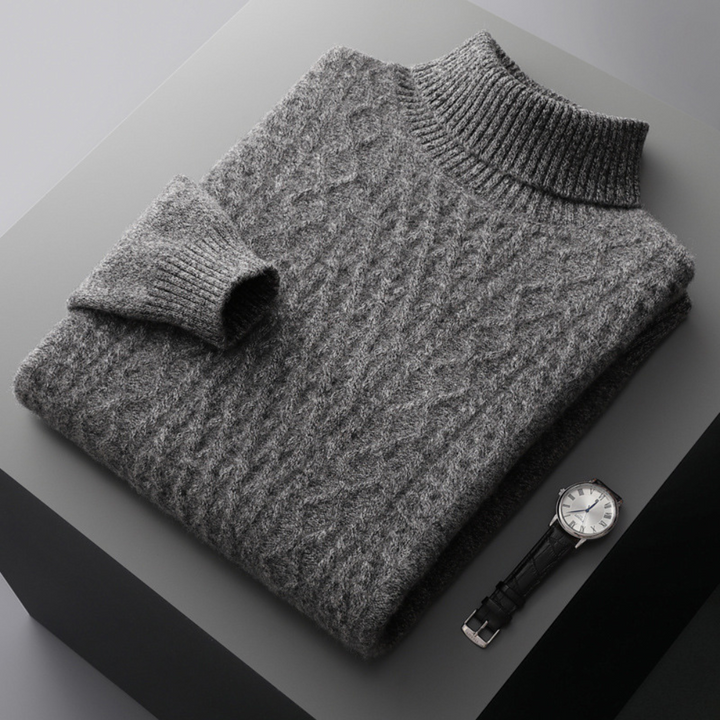 The Alex Turtleneck Weave Sweater