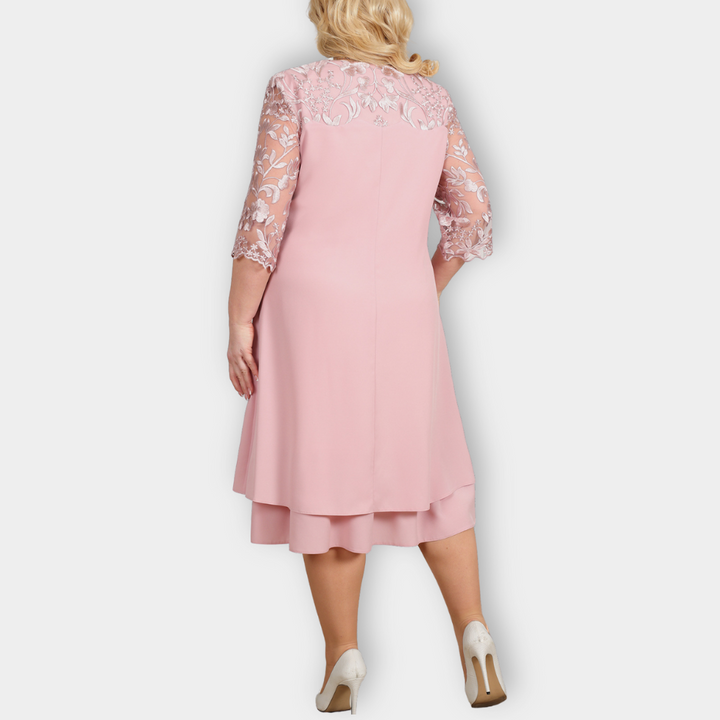 Eliana - Embroidered Banquet Dress