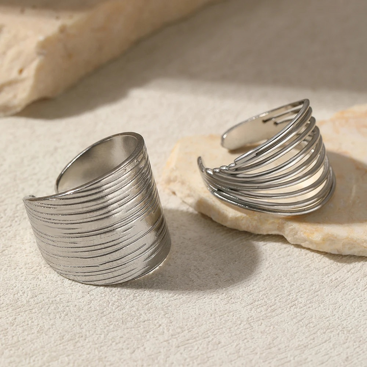 The Journey Adjustable Minimalist Opening Ring