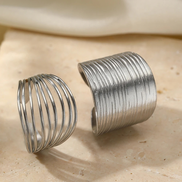 The Journey Adjustable Minimalist Opening Ring