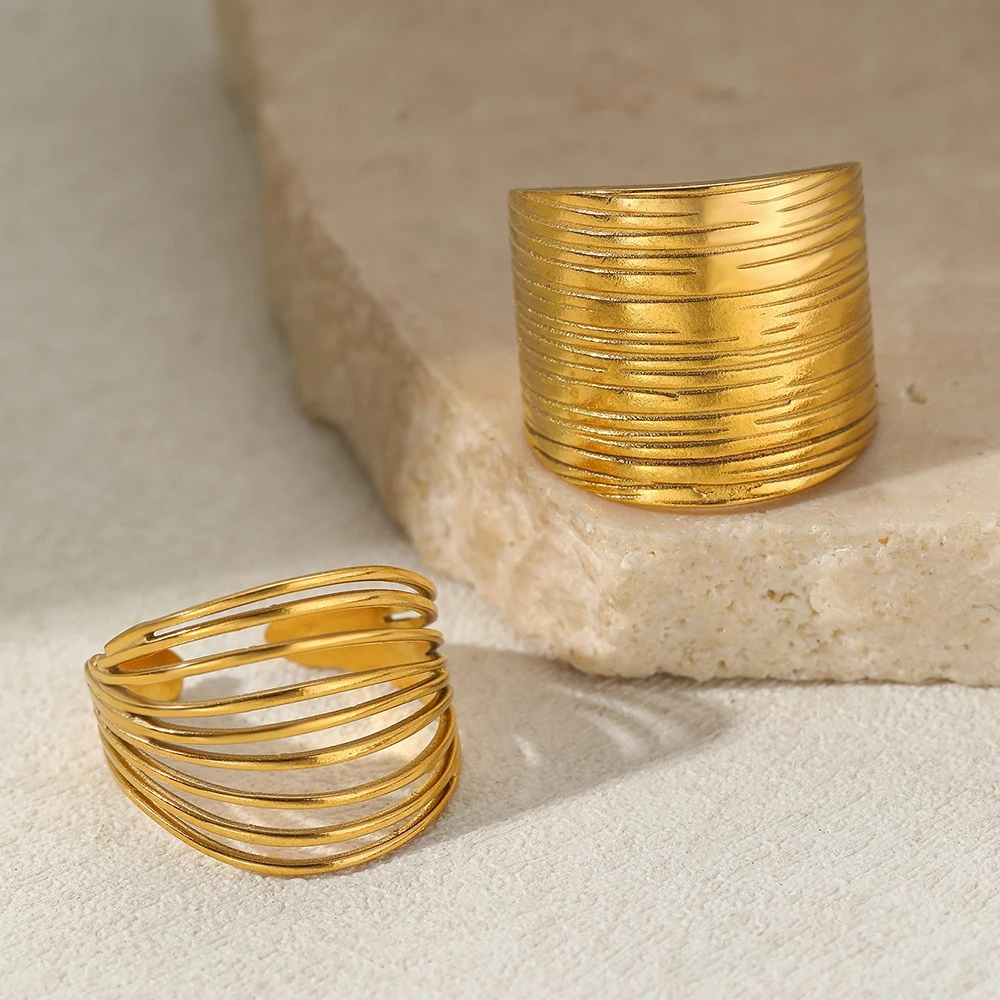 The Journey Adjustable Minimalist Opening Ring