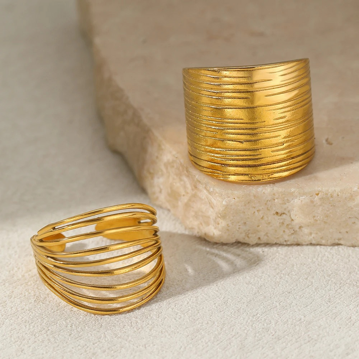 The Journey Adjustable Minimalist Opening Ring