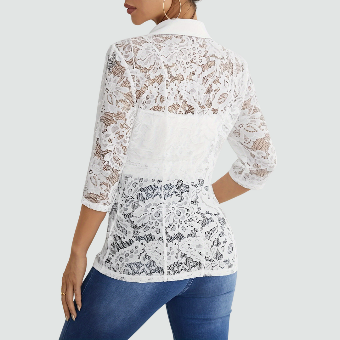 Betha - Lace Blazer